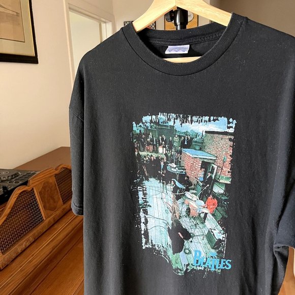 VINTAGE THE BEATLES 2001 TENNESSEE RIVER LAST CONCERT T SHIRT SIZE XL APPLE CORP - Picture 2 of 8